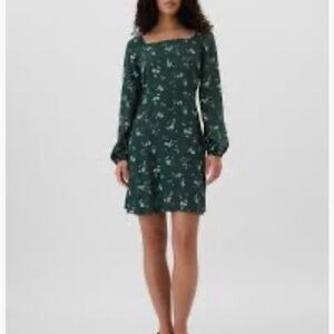 NWT GAP Smocked Squareneck Mini Dress